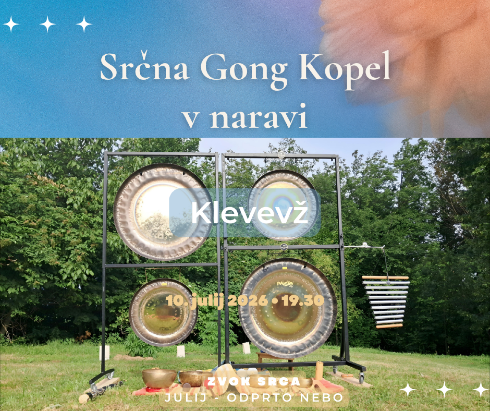ODPRTO NEBO 10.7. / Klevevž